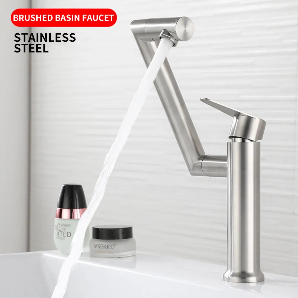 

Смеситель кухонный из нержавеющей стали с ручкой 304 дюйма, 360 дюйма