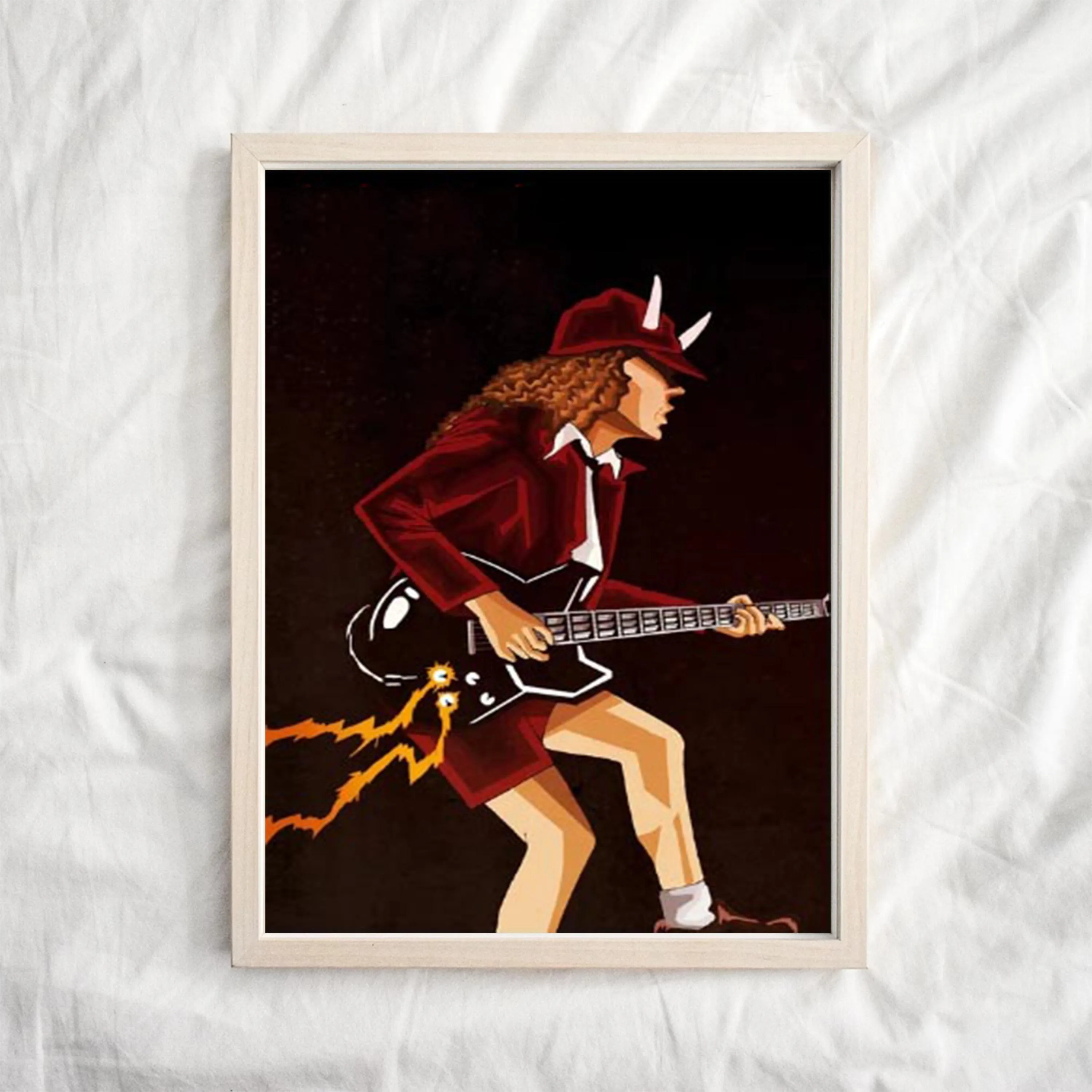 1 Шт. Постер С Музыкой В Стиле Хард-рок Холст Принтом Без Рамы Для Офисной Комнаты