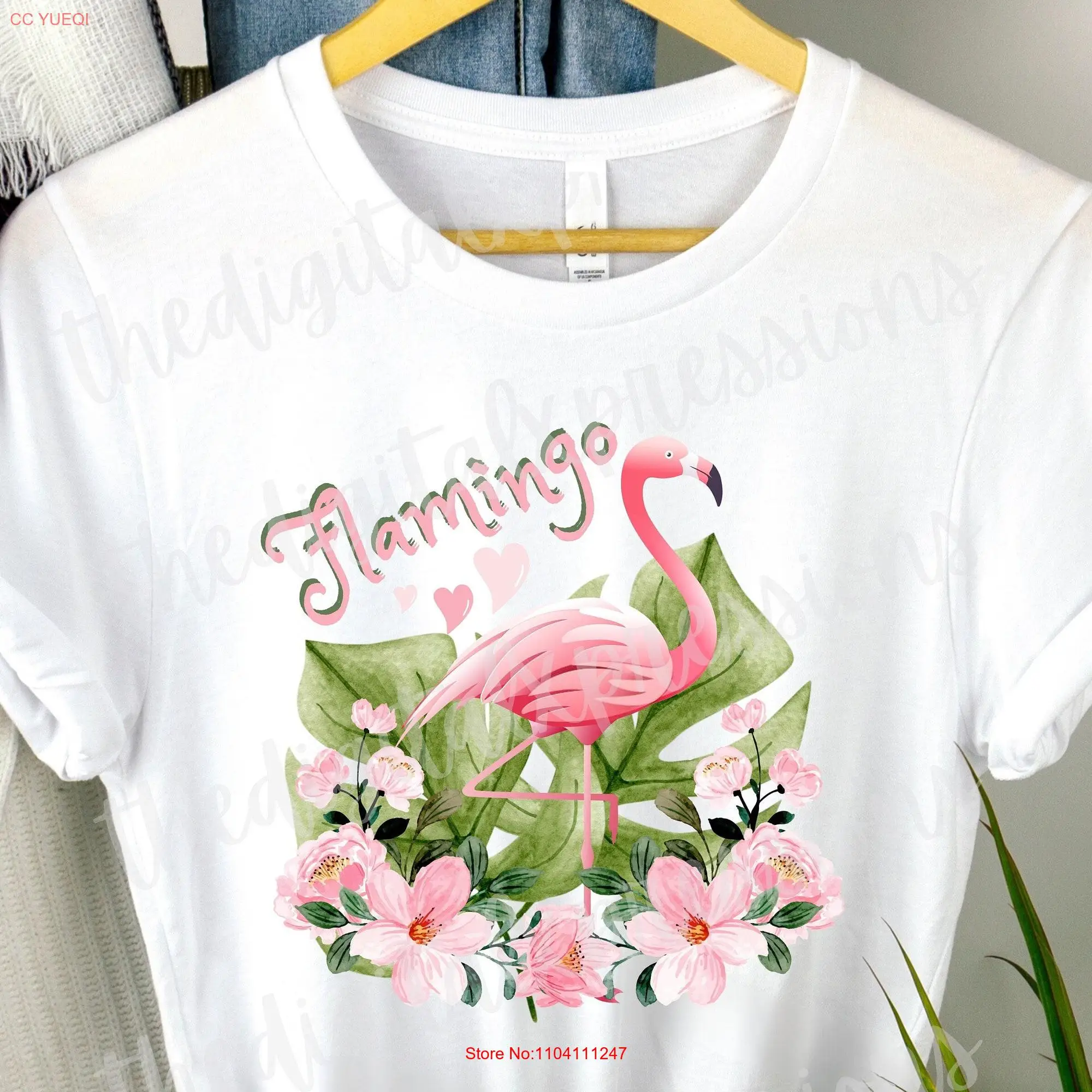 Женская Пляжная футболка с цветочным принтом длинным или коротким рукавом