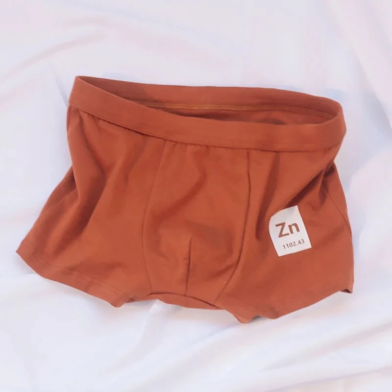 2023 Fashion Men Breathable Soft Simple Boys Underpants Underwear With Flat Bottom Boyfriend Cotton Modal Solid Alphabet