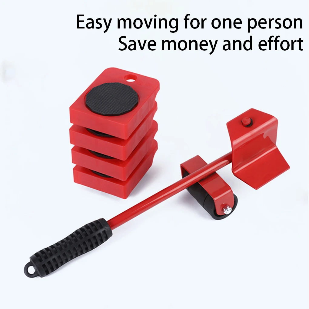 

5Pcs Set Furniture Lifter Slider Adjustable Mover Transport