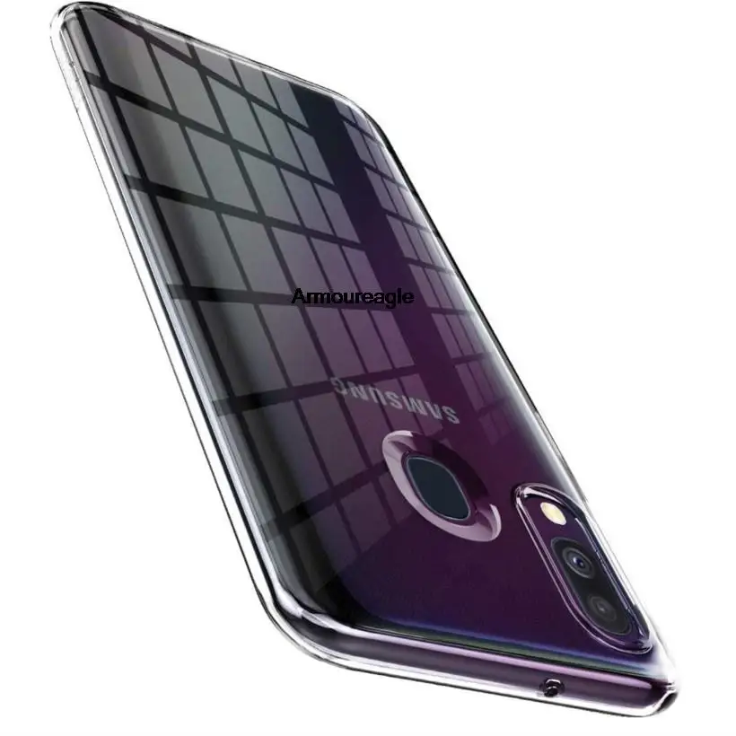 Прозрачный защитный чехол для Samsung Galaxy A40 SM-A405FM/DS A405F Ультратонкий Мягкий из ТПУ