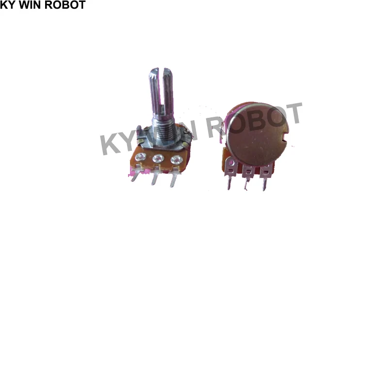 

5PCS/LOTS 148 Type 16 B204 Single Audio B200K Potentiometer Shank Length 20MM Plum Blossom Shank 3-leg Switches