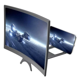 12inch Mobile Phone Screen Video Magnifier  Smartphone Movie Amplifying Projector Stand Bracket Reduce Radiation Anti Blue Lens