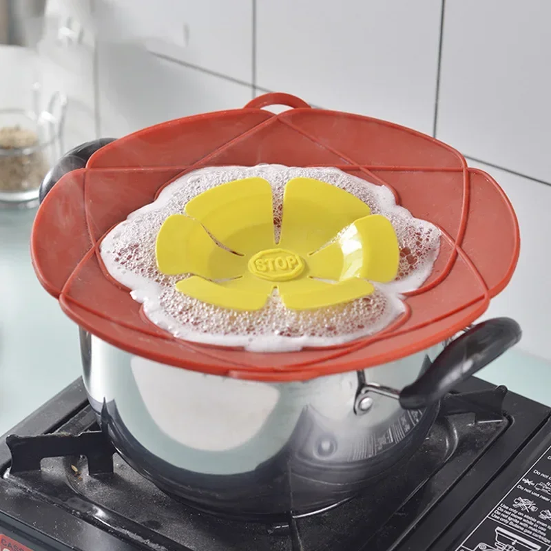 Экологичная силиконовая крышка для кастрюль многофункциональный кухонный