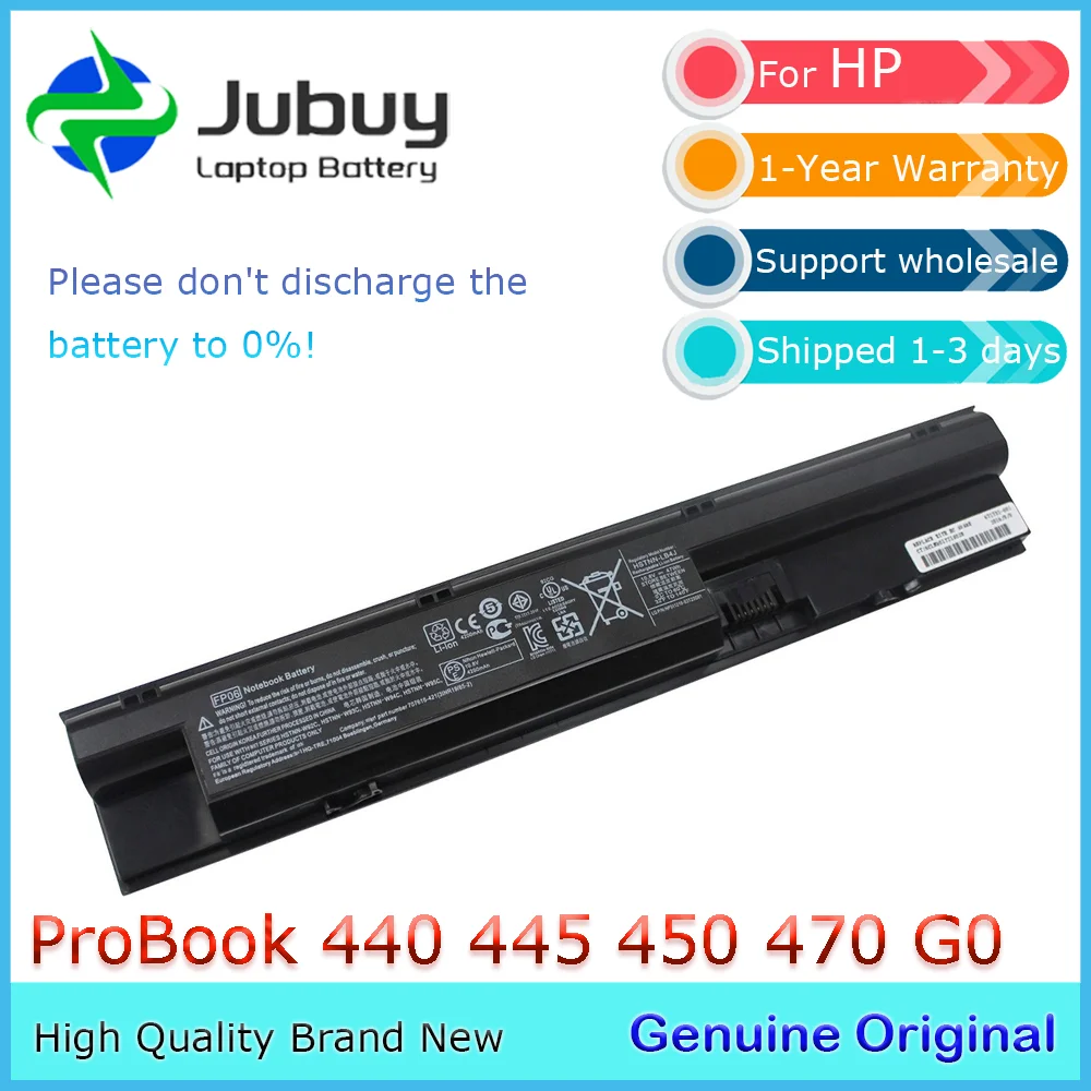 FP06 10 8 В 47 Втч оригинальный аккумулятор для ноутбука HP ProBook 440 445 450 455 470 G0 G1 FP06XL HSTNN-W92C