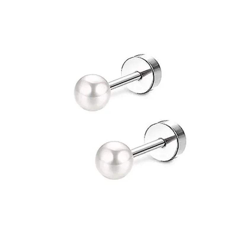 Серьги-гвоздики с бабочкой