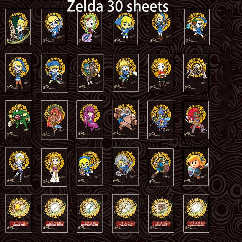 

Карта амиибо с переключением дыхания в дикой природе, 30 соединительных карт, карта оружия серии Zelda, автоматическая чистка сундука с сокровищами