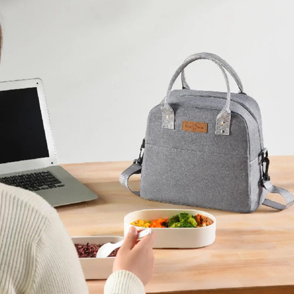 

2022 Oxford Cloth Lunch Bag Outdoor Leakproof Insulated Lunch Box Container For Work School Picnic Travel