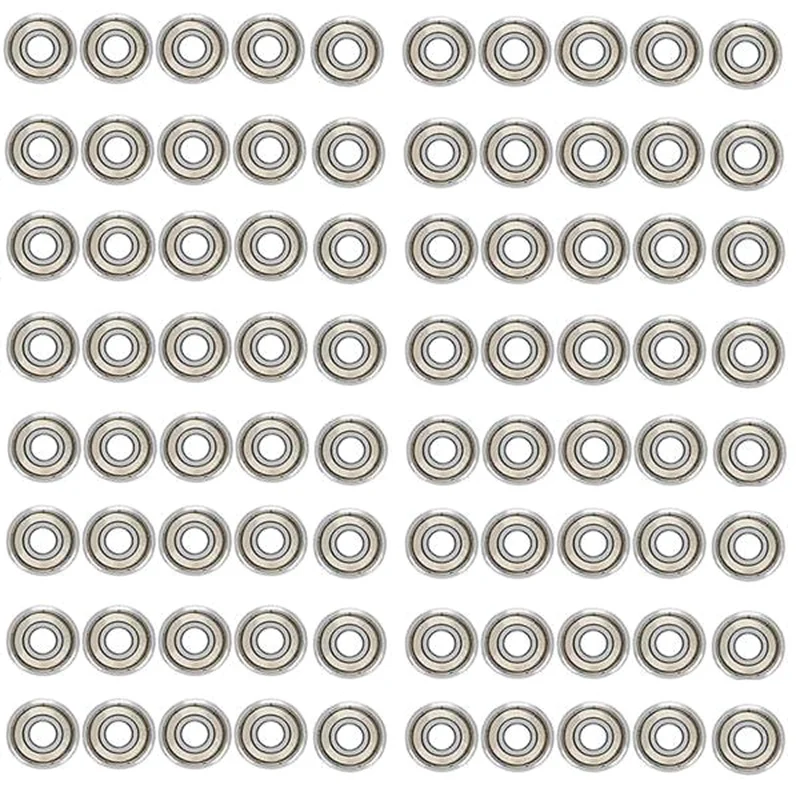 

80Pcs 608ZZ Bearing 8X22X7 Mm ABEC-5 Skate Stroller Miniature 608 ZZ Ball Bearings 608Z 608 2Z Bearing