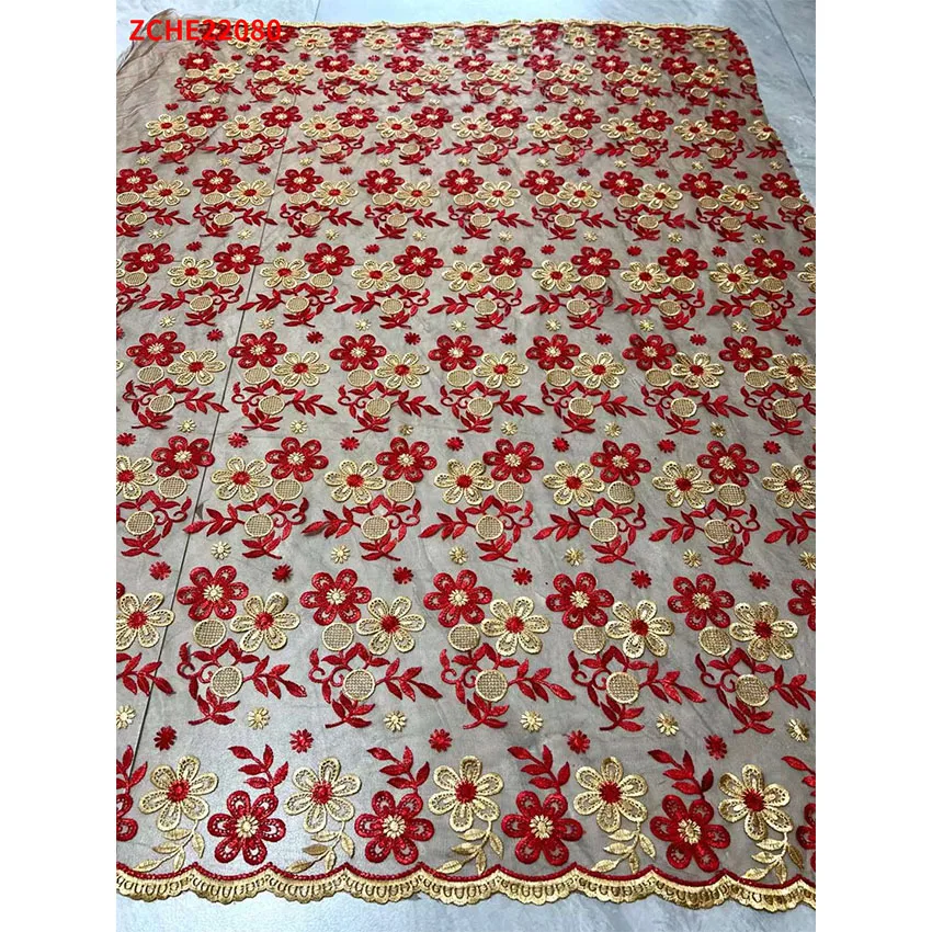 

Nigeria French Big Promotion Lace Fabric For Sewing Dresses ZCHE22080