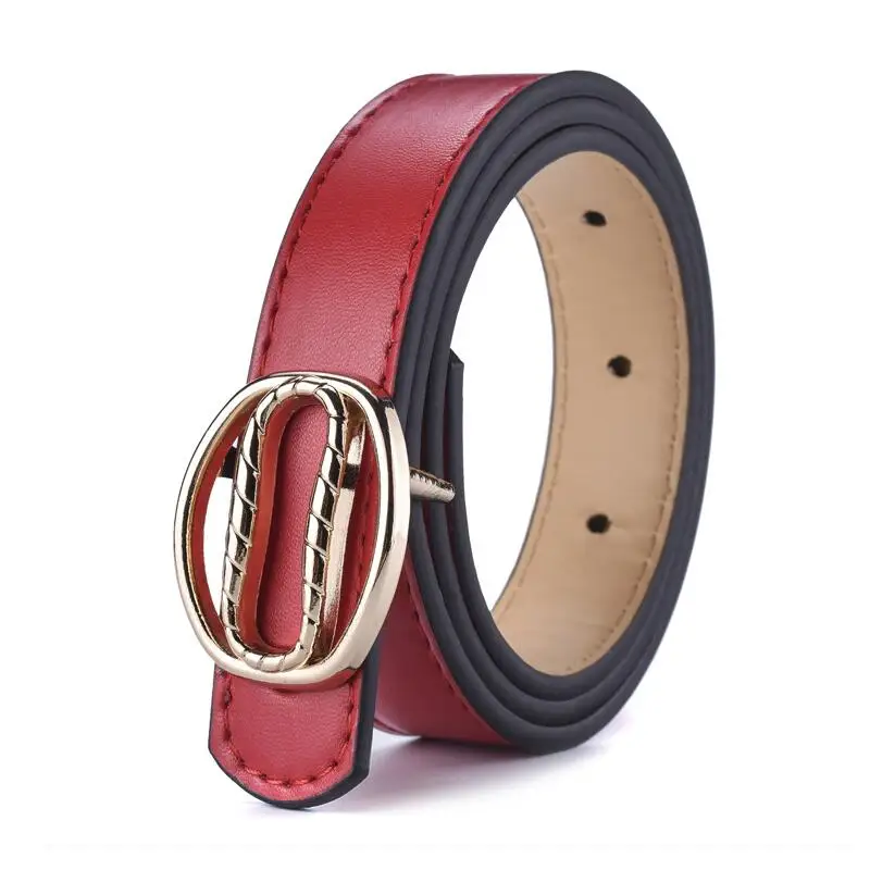 

New Children's Belts Fashion Collocation Unisex Belt Designer Metal Buckle Belt Children's Belt Boys Girls Jeans Waistband 80CM