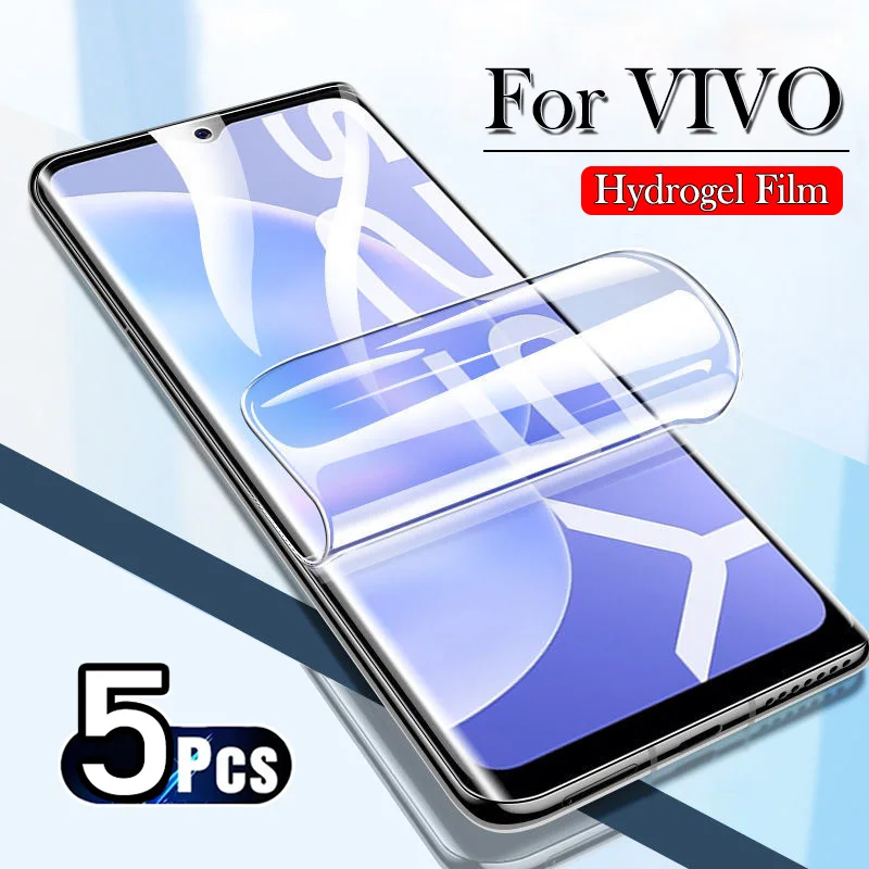 

5PCS Hydrogel Film For VIVO X90 X80 X70 X50 X60 Pro Plus Screen Protector For VIVO S12 S15 V21 IQOO 10 9 8 Pro Soft Gel Film