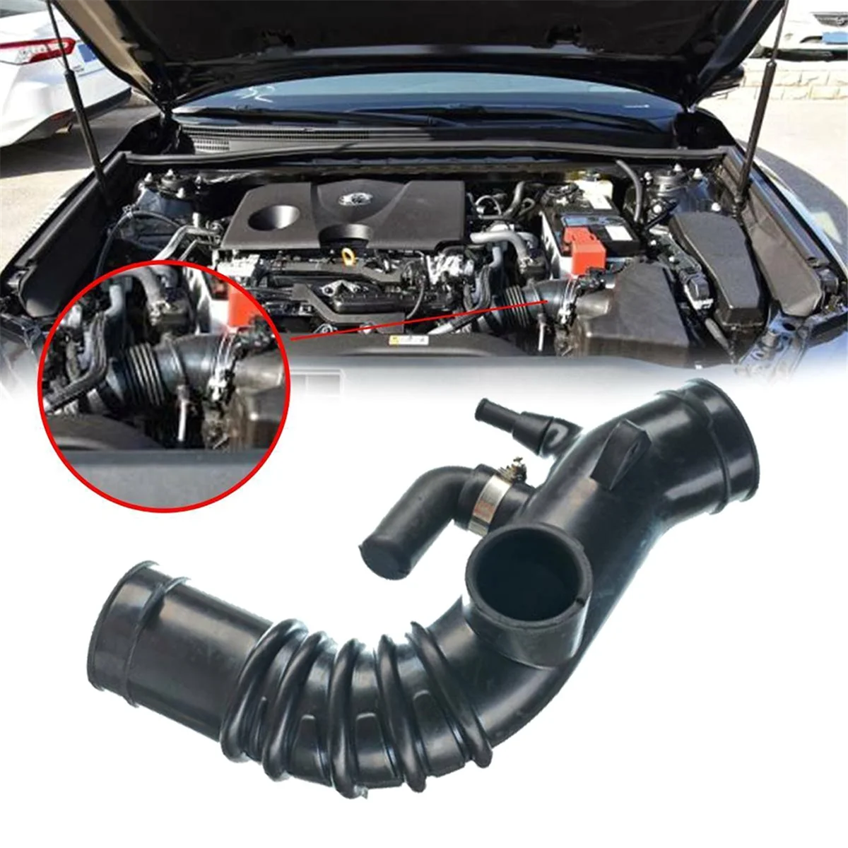 Резиновый шланг воздухозаборника двигателя для Toyota Camry 1997 1998 1999 Solara 17881 л 74731-17881