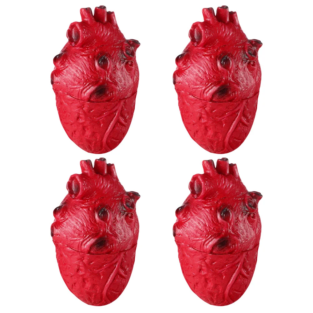 

Haunted House Prop Fake Heart Models Simulated Hearts Halloween Scary Prank Organs Realistic