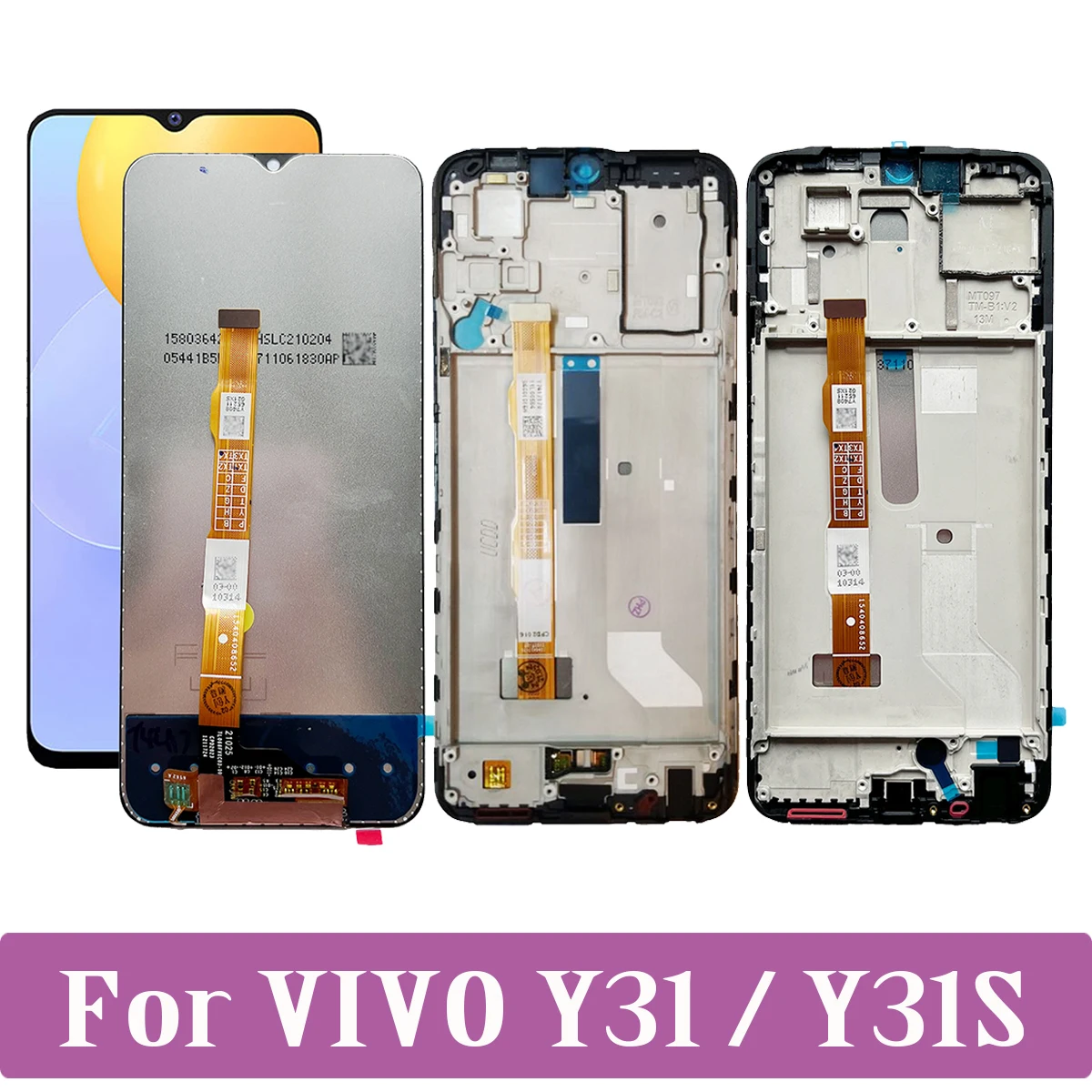 Оригинальный сенсорный ЖК-дисплей 6,58 дюйма для VIVO Y31s, дисплей V2054A, сменный дигитайзер в сборе для Vivo Y31 V2036, дисплей