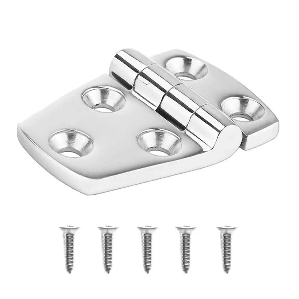 

6 Stainless Steel Door Hinge Hardware For Boat Hatch 58x38x4.5mm
