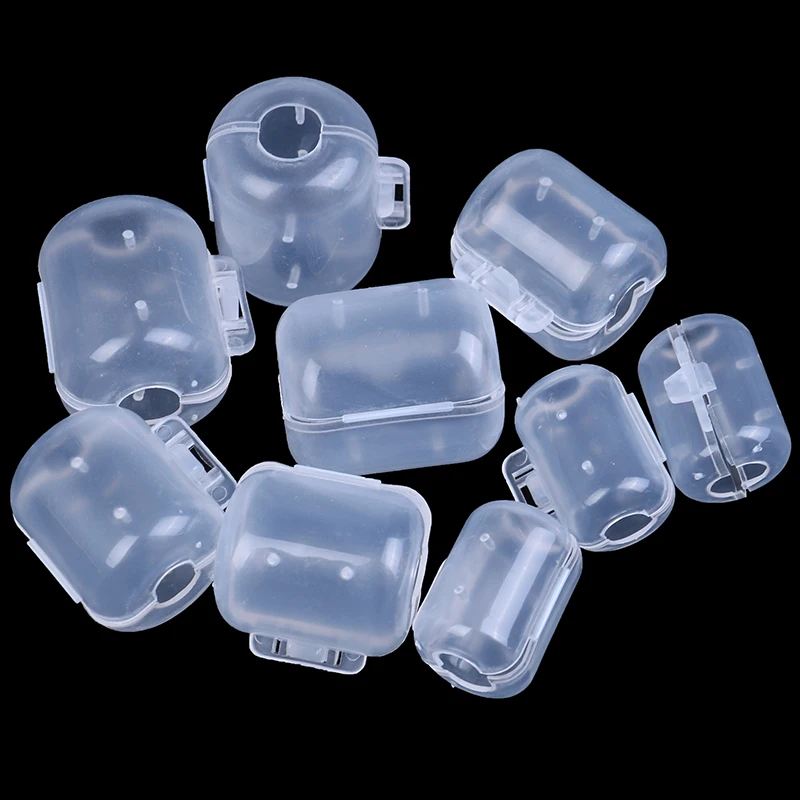 

10pcs Wood Shrimp Jig Squid Hooks Cap Umbrella Hook Hat Field Protector
