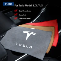 for tesla model 3 s x car microfiber wash cloth automatic cleaning door window care strong water absorbent coral fleece suede