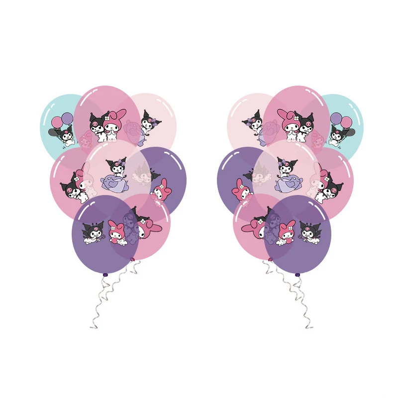 Новый мультяшный Sanrio Kuromi милая фотография украшение на тему дня рождения баннер