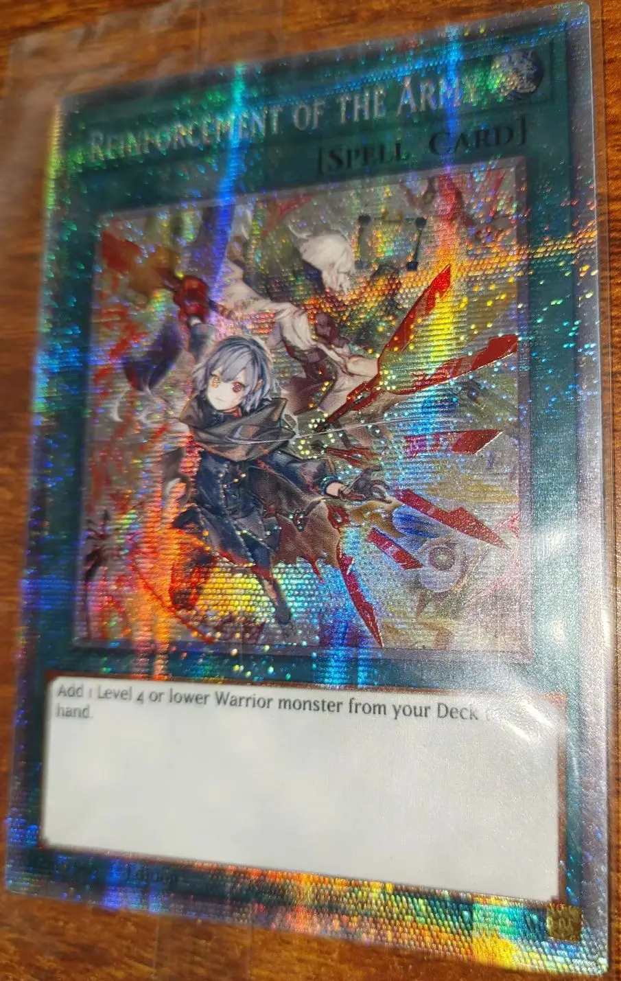 Фото Коллекционная карта Yu-Gi-Oh Reinforcement Of The Army TCG PSER L26D-ENS08, детская игрушка для хобби (не оригинал) №4