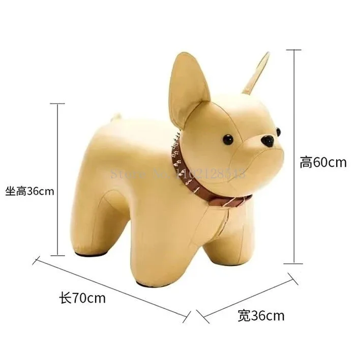 Милый мультяшный табурет с животными для гостиной водонепроницаемый ног обуви