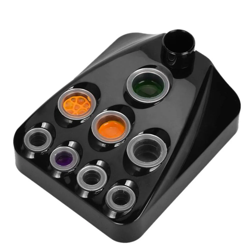 

Plastic Stand Tattooing Pen Stand Base Pigment Storage Tray Rack Tool Bracket Container For Microblading Accessories Black