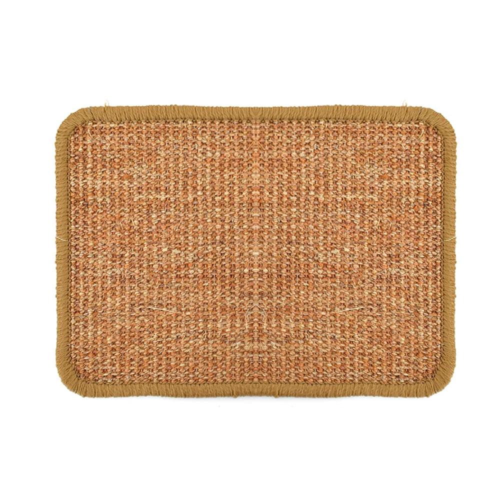 

Cat Mat Sisal Scratch Scratching Pad Grinding Claw Scratcher Rug Natural Claws Floor Large Mats Sharpenswoven Antipads Protector