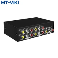 mt viki av switch 4 ports manual rca switcher audio and video selector for xbox dvd ps2 ps3 to tv mt 431av