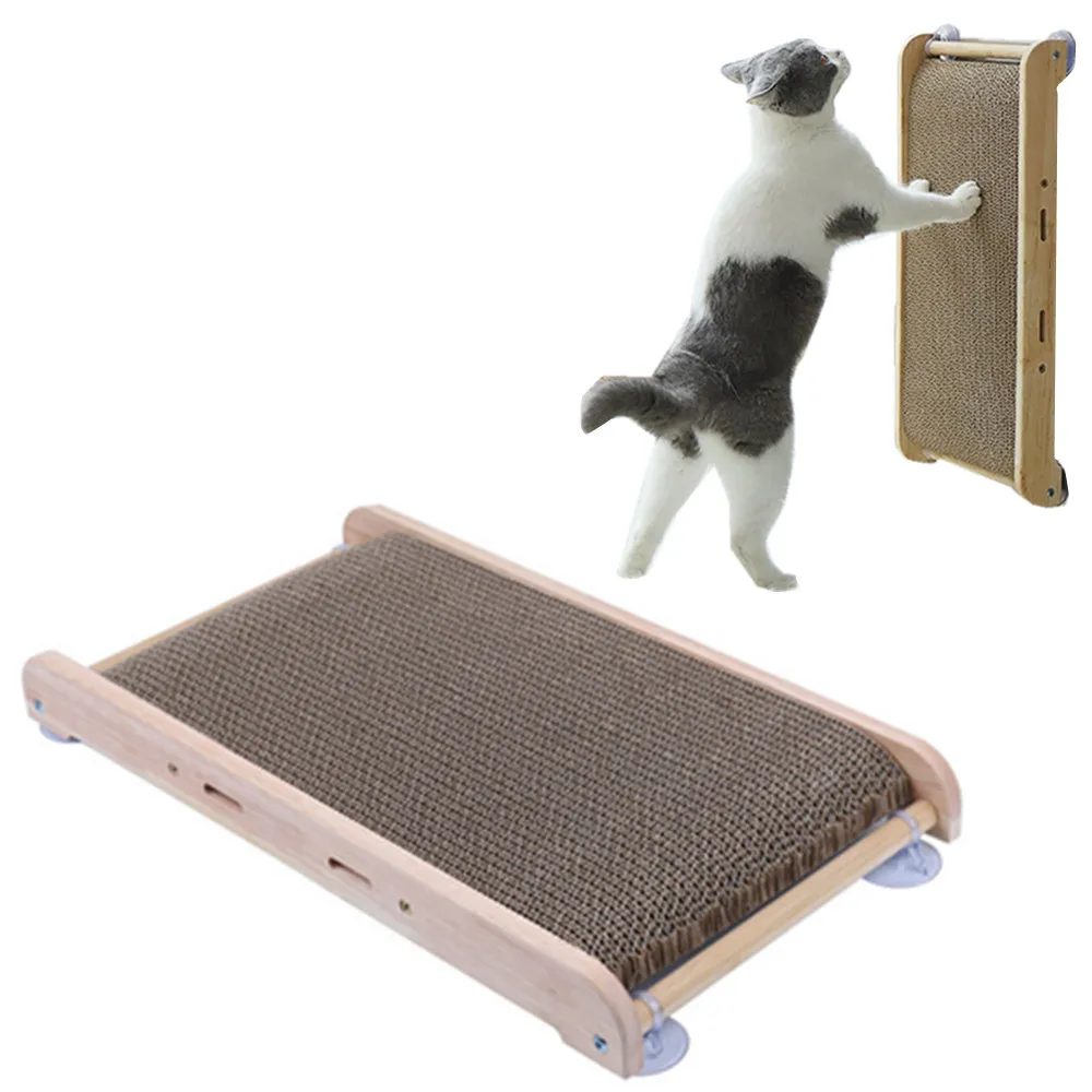 Антицарапки для кошек из картона для защиты когтей, с надписью "Anti Scratch Cat Scratcher Cardboard Cats Protector Scratching Board Wall Shelves Playground Couch Bed Claw Grinder Toys on".