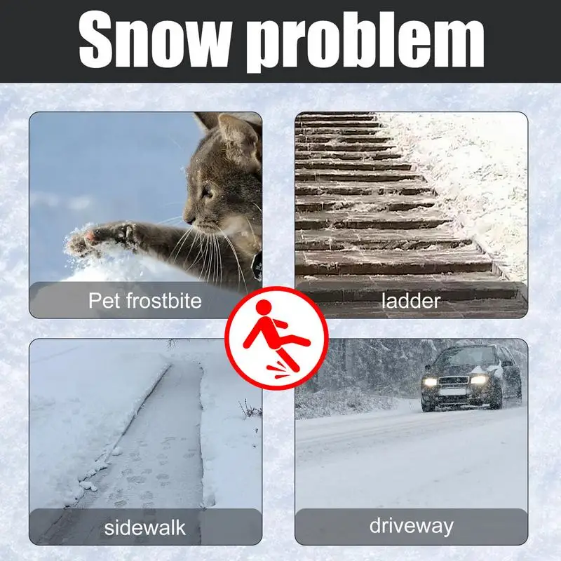 Безопасный для домашних животных спрей удаления снега удаление формула