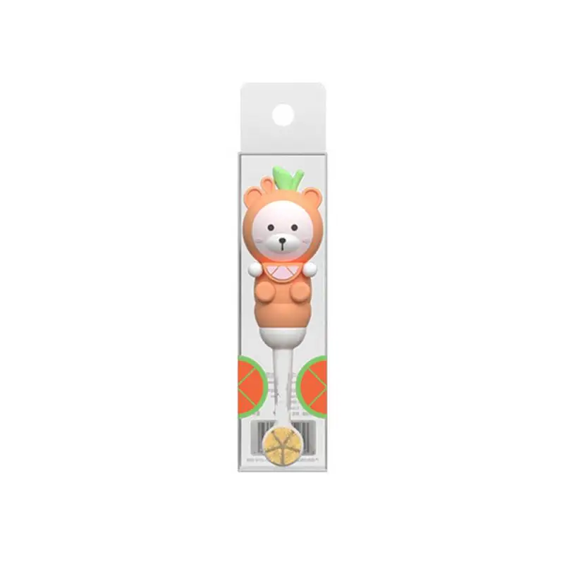 

Cartoon Style Babys Toothbrush Dust Proof Made Of Safe Materials Fashionable Appearance Soft Bristled Toothbrush Lovable Cartoon