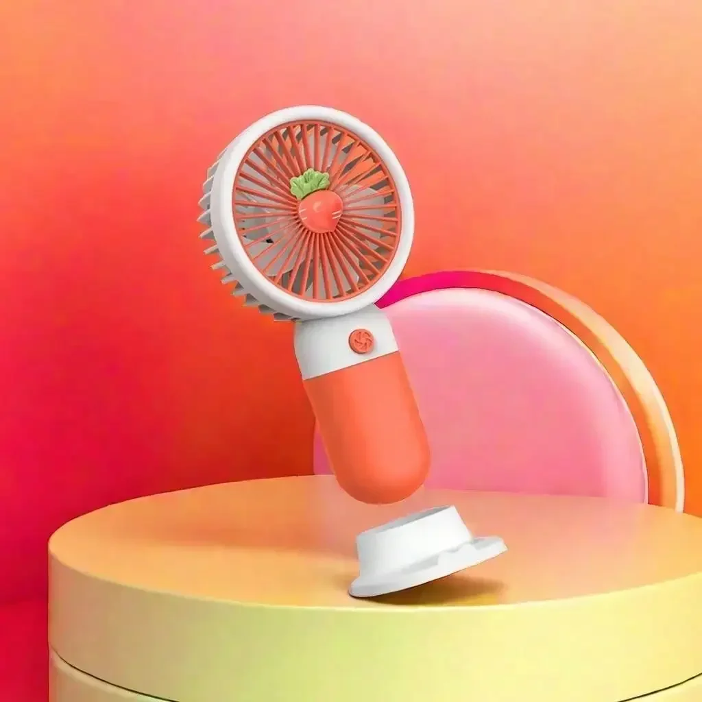 Портативный настольный USB-вентилятор для зарядки ручной маленький вентилятор