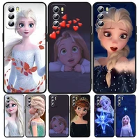 nice looking frozen phone case for oppo a5 a9 a12 a16 a16s a52 a53s a53 a54s a55 a72 a73 a74 a76 a94 2018 black luxury back capa