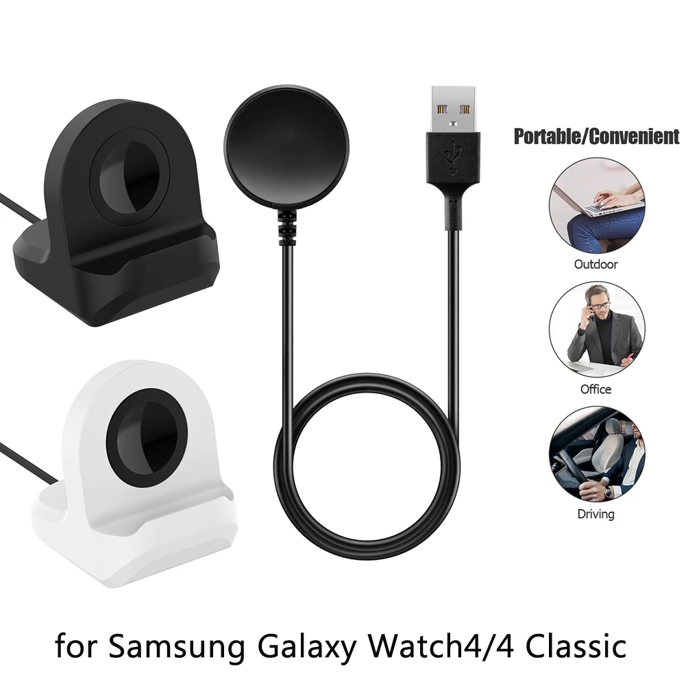 Для Samsung Galaxy быстрое зарядное устройство часы USB кабель питания беспроводной