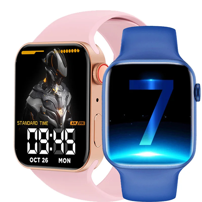 

IWO Series 7 Smart Watch 1.75" DIY Face Heart Rate Men Women Fitness Tracker Smartwatch for Android Xiaomi IOS Phone PK
