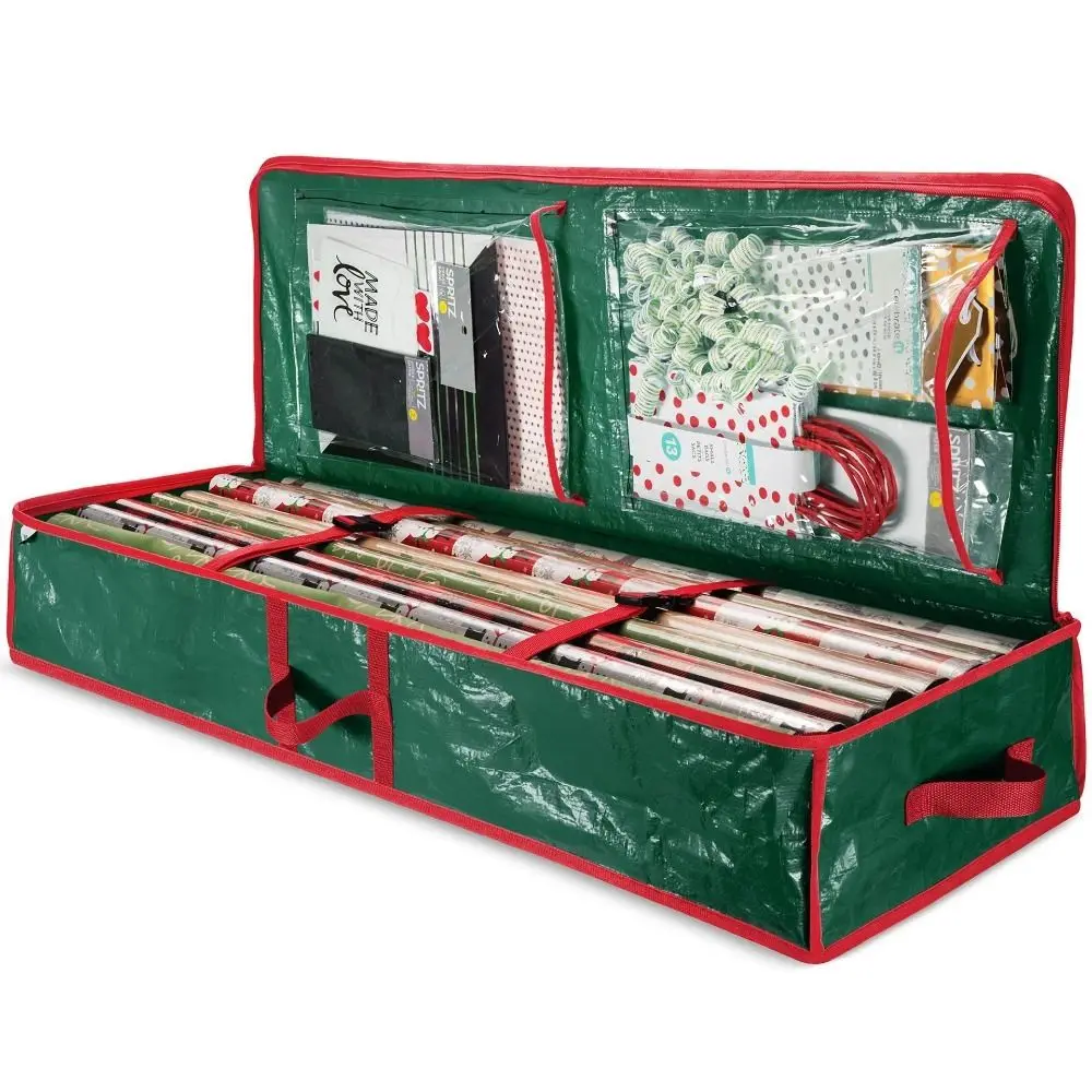 

Organizer With Storage Durable Wrapping Bed Oxford Christmas Wrap Material Pockets Containers Storage Gift Under Paper