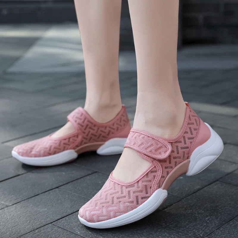 Women Shoes Sneakers Mesh Light Casual Breathble Vulcanized Sneaker Zapatillas Mujer 42