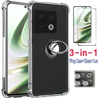 fundasakcapa oneplus 10t case oneplus 10t magnetic case for oneplus10t camera protection oneplus 9r 9rt phone original cover oneplus 10 t transparent cases one plus 10t antishock ring case oneplus 10t