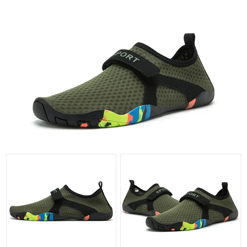 

Summer Comfortable Quick Dry Man Beach Surfing Flat Soft Aqua Shoes Women Footwear Swimming Shoes Male Diving Beach Shoes