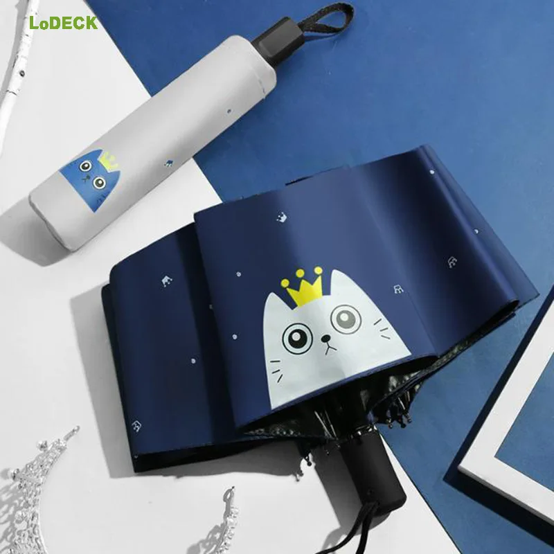 

Automatic Folding Children Cartoon Umbrella Sunshade Anti-UV Automatic Parasol for Boys Girls