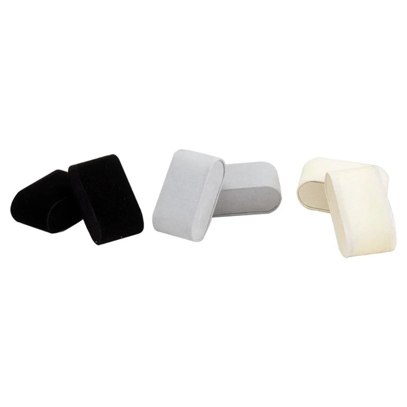 

5PCS Velvet Bracelet Watch Pillow Jewelry Exhibition Jewelry Trays Storage