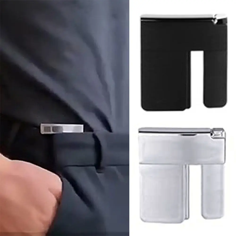 

New Adjustment Buckle Removable Lazy Tighten The Waistband Pants Waist Buckle Clip Folding Elastic Belt Clip Sewing Supplies