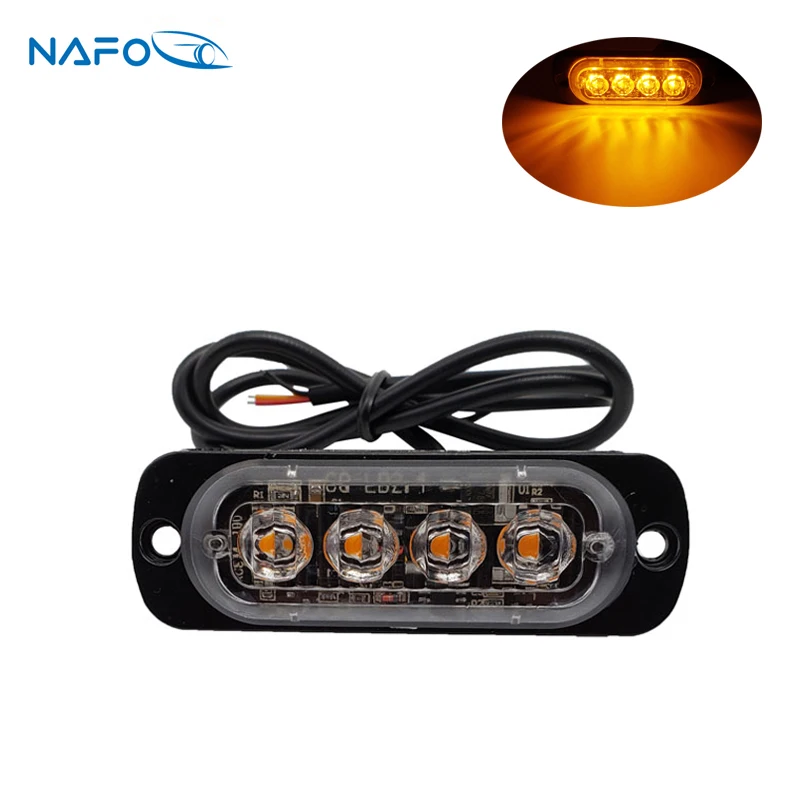 

10 шт. Автомобильный Стробоскоп сигнальная лампа аварийная лампа бар полицейский грузовик внедорожник Мотоцикл Автоматическая мигающая си...