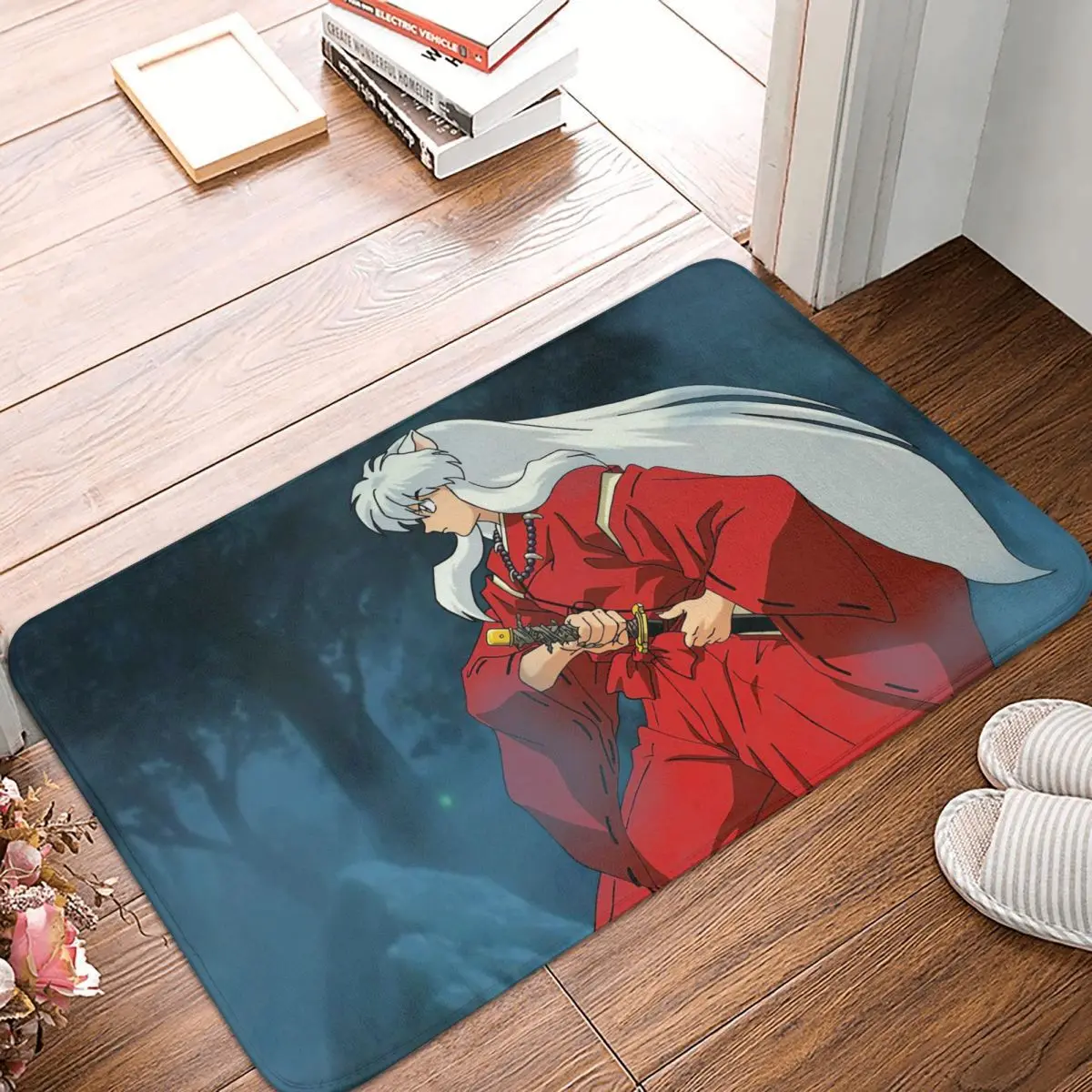 

Inuyasha Doormat Rug carpet Mat Footpad Bath mat Non-slip toilet Balcony Parlor durable Washable