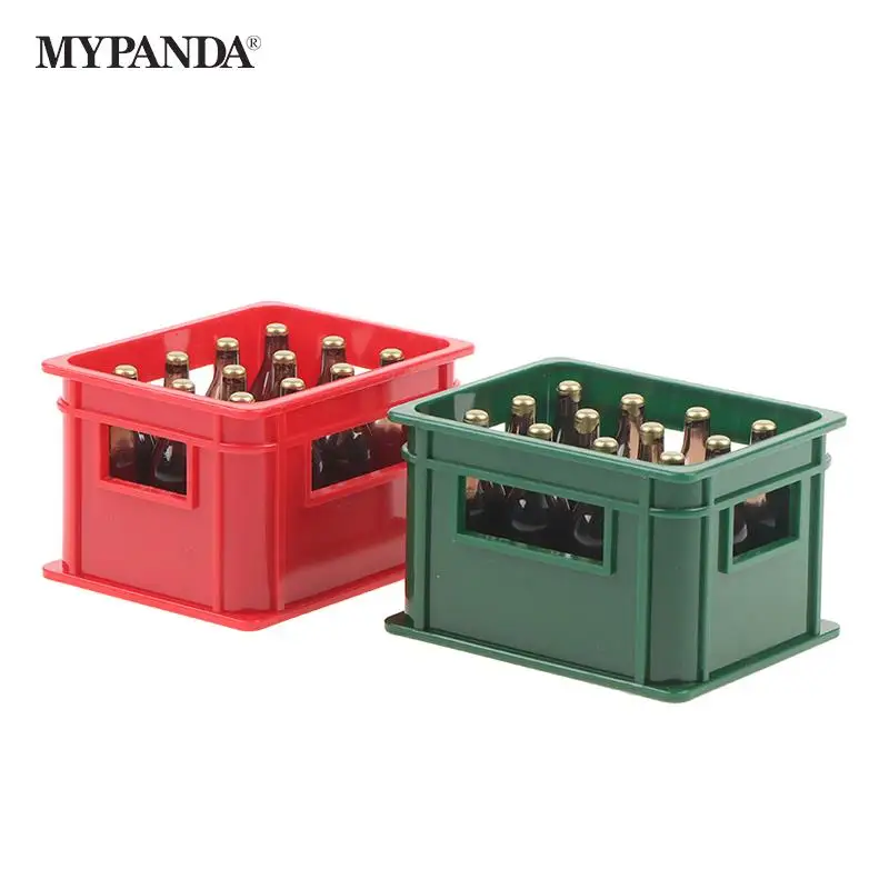 Simulation Drink Beer Bottles Model Doll House Decor