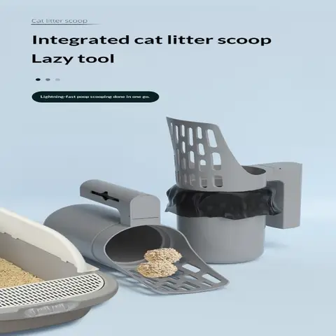 Самоочищающаяся лопатка для кошачьего туалета