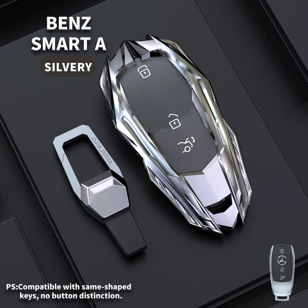 

Mercedes Benz E C Class W204 W212 W176 GLC CLA GLA Чехол Для Автомобильного Ключа Из Оцинкованного Сплава И