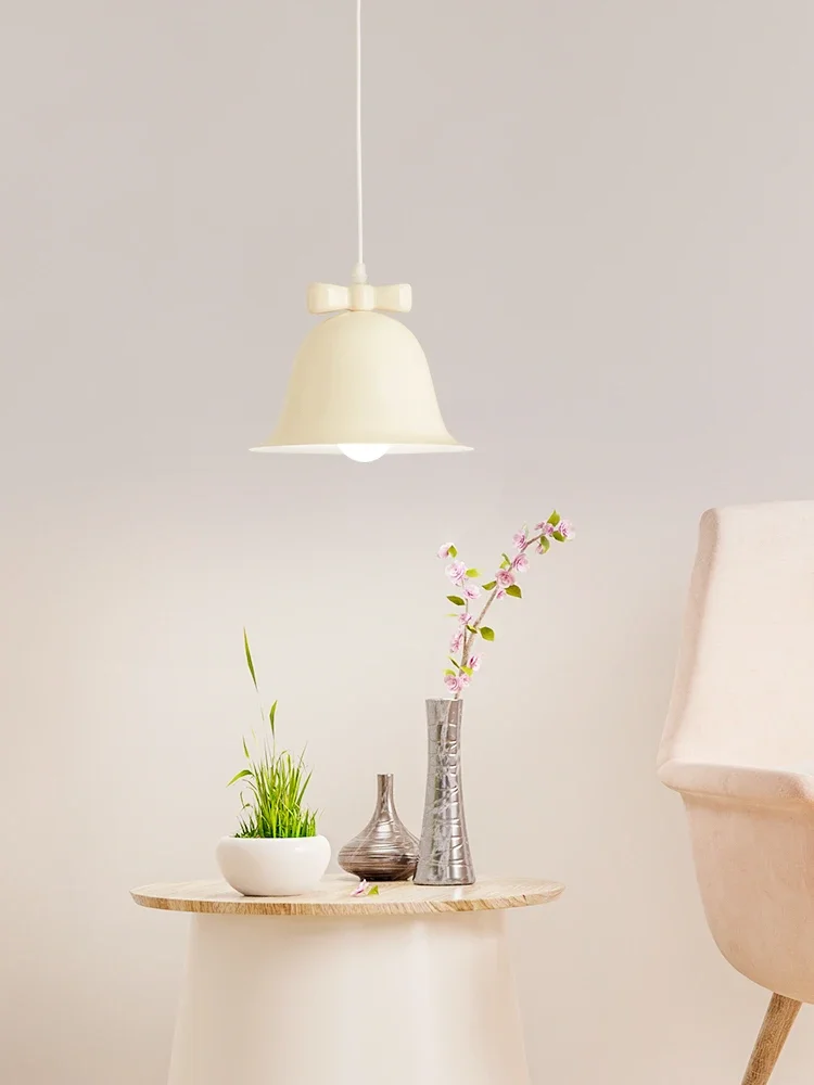 Lujia Liangpin подвесной светильник с маленьким колокольчиком во французском кремовом