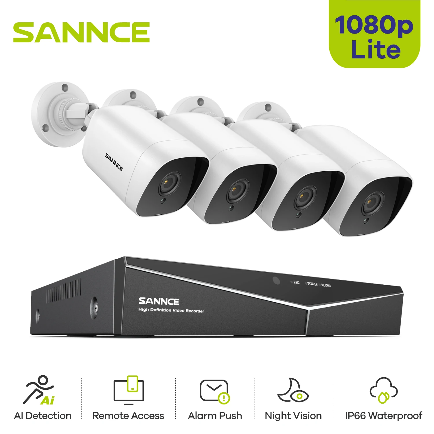 1080p Outdoor Weatherproof Cctv Cameras Surveillance Cameras